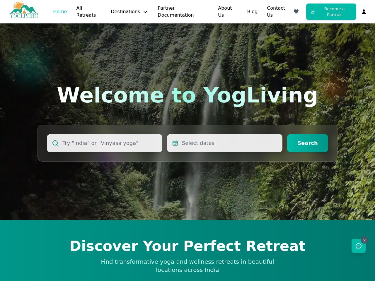 Yogliving website preview