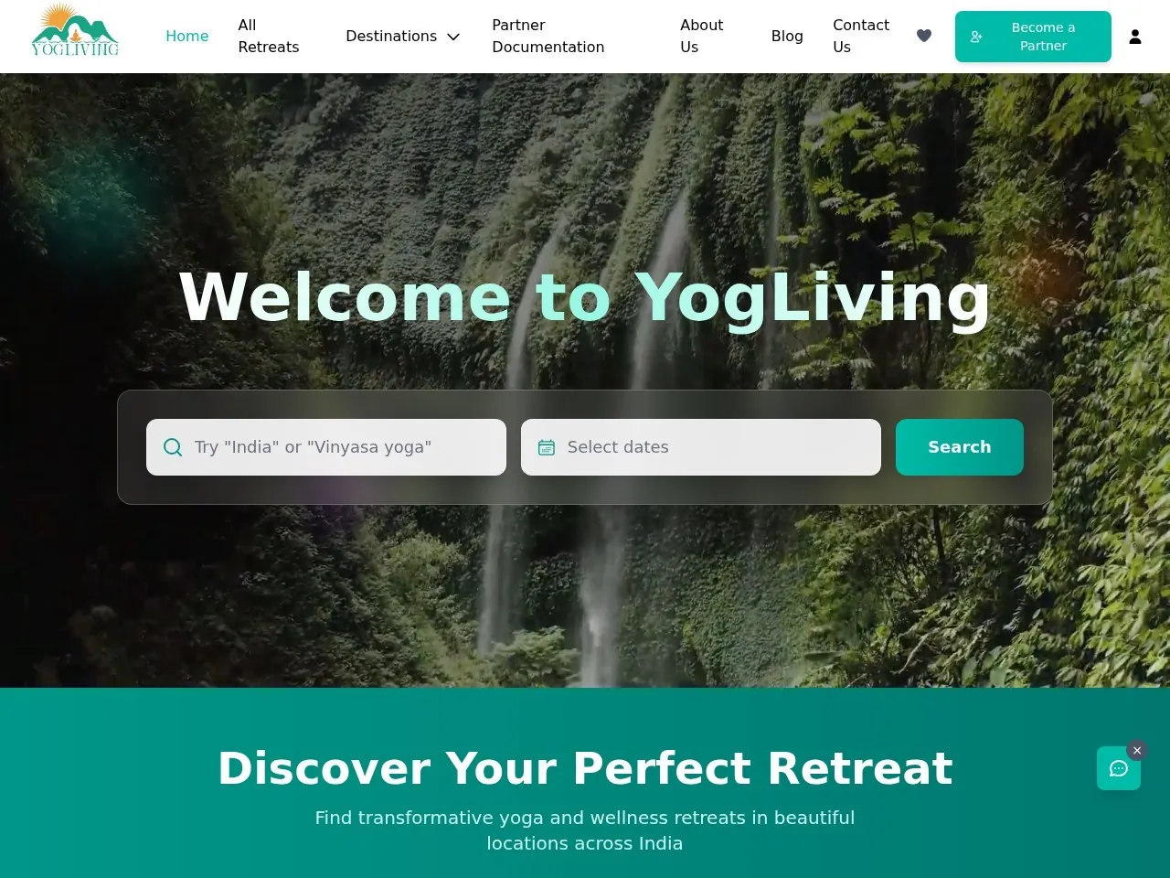 Yogliving website preview